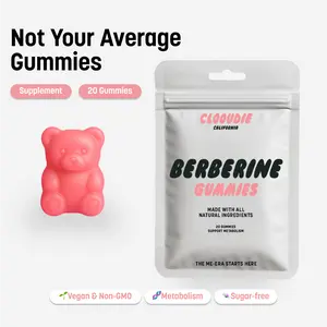 Clooudie California｜Berberine Gummies｜Support Metabolism, Berberine, Pomergranate Extract, Vegan