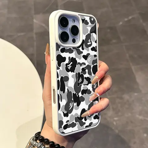 Magnetic Soft Aesthetic Protective Smartphone Case for iPhone 17-16 E Pro Max,15 Plus,14,13,12,11,XS,XR - Coquette Camouflage Silicone, Anti-Drop Shockproof, Girly Look Mobile Phone Accessories with TPU Wear & Tear Resistance, Lightweight, Easy To Install
