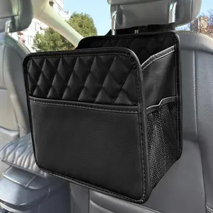 Seat  Organizer, Hanging PU Leather  Storage Bag, Compatible with   Interior Accessories Organizer