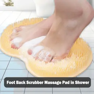 1 Count Exfoliating Shower Massage Scraper, Dual-Texture Silicone Scrubber for Exfoliation & Relaxing Skin Care