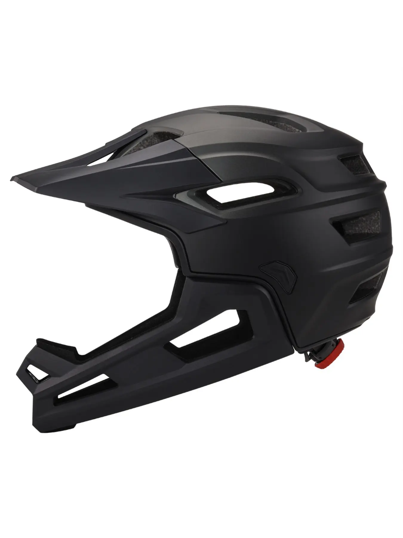New Outdoor Adult Helmet, Bicycle Full Face Helmet, Gradient Design, Lightweight Unisex Mountain Bike Helmet, Detachable Chin Guard