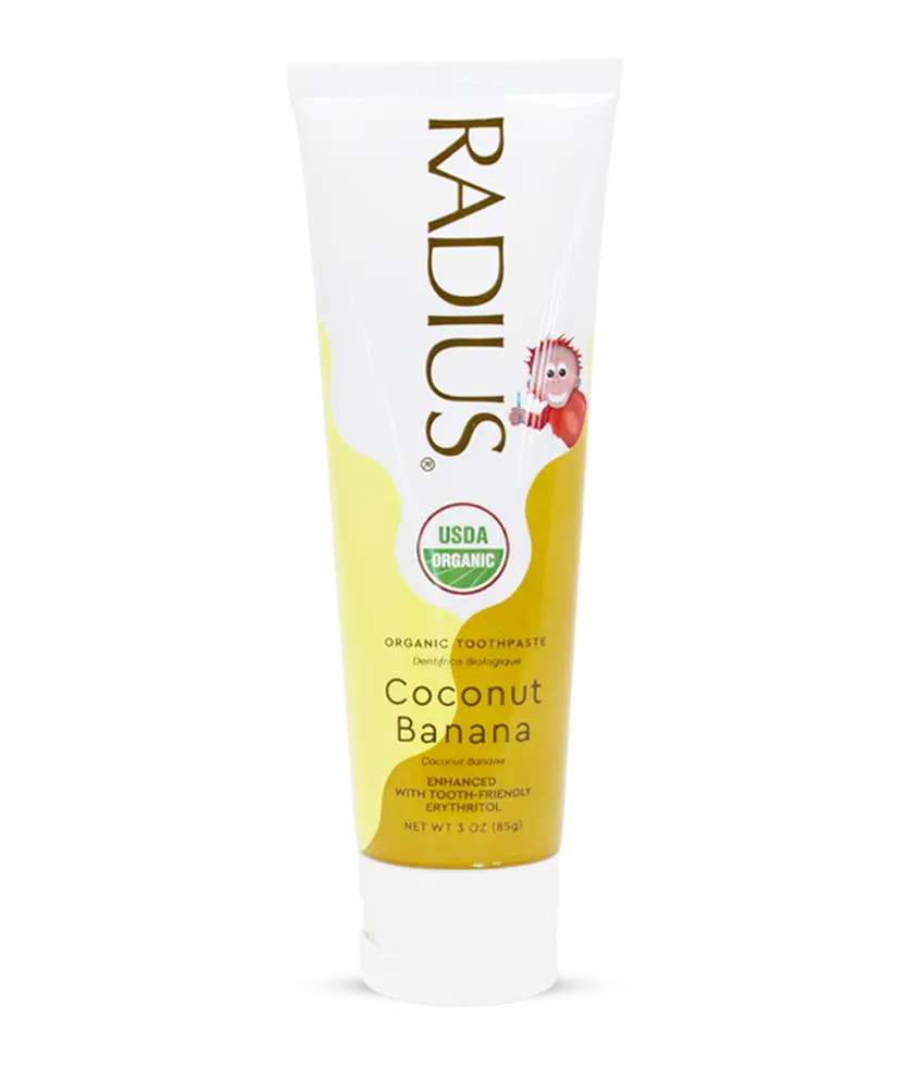 Toothpaste, USDA Organic Children's, Coconut Banana, (6 mo. +)