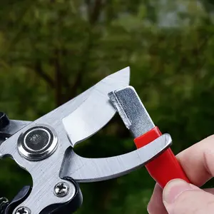 2PC Knife Sharpener, Pocket Knife Sharpener, Afilador De Cuchillos, Scissor Sharpener, Garden Tool Sharpener For Pruning Blades & Scissors, Mini Sharpener For Axes, Shears, Sickles, And Hedge Trimmers, kitchen Gadgets