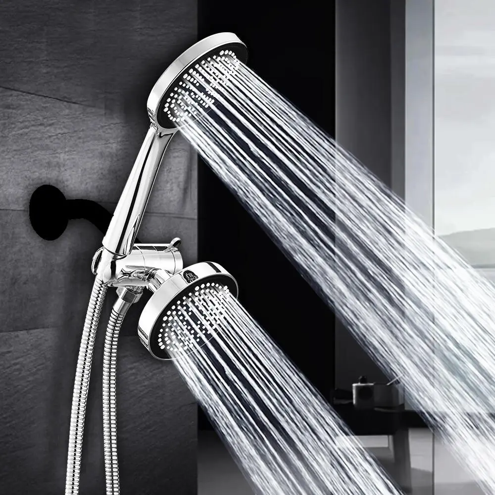 3-way Diverter Bathroom Accessories, Including Rain Shower Head, Rainfall Shower Head & Handheld Shower & 3-way Diverter, Full Bathroom Accessories for Ultimate Shower Experience, Shower Head Combo