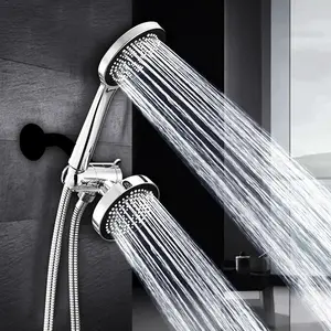 3-way Diverter Bathroom Accessories, Including Rain Shower Head, Rainfall Shower Head & Handheld Shower & 3-way Diverter, Full Bathroom Accessories for Ultimate Shower Experience, Shower Head Combo