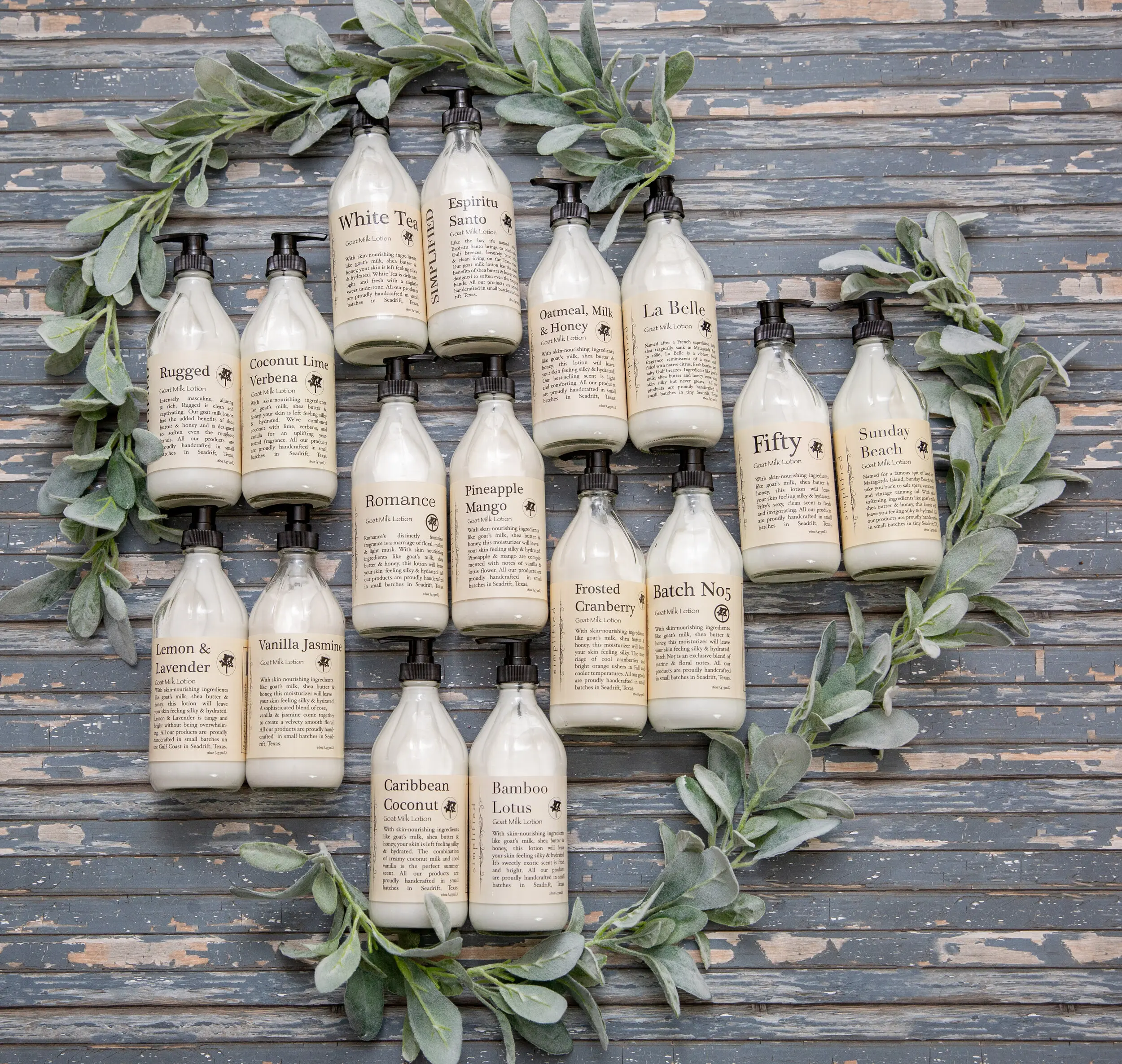 Goat Milk Lotion - 16oz for Body Care by Simplified
