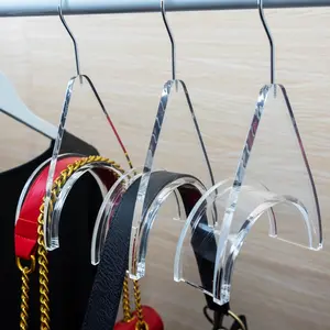 Luxury Handbag Hangers, Acrylic Purse Hook for Bags, Organize and Eliminate Creases While Preserving Bag Shape
