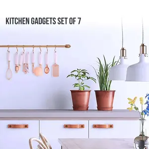 Walfos 7Pcs Heat Resistant Stainless Steels Cookware Set Nonstick Cooking Tools Baking Tool Kit Utensils Kitchen Accessories