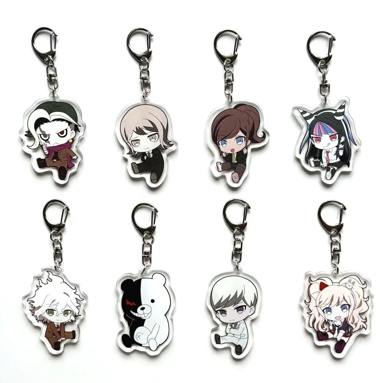 Danganronpa V3:Killing Harmony Acrylic keychain, Kokichi Oma, Shuichi Saihara, Kaede Akamatsu, Miu Iruma, Anime Keychain, Gift for Friends