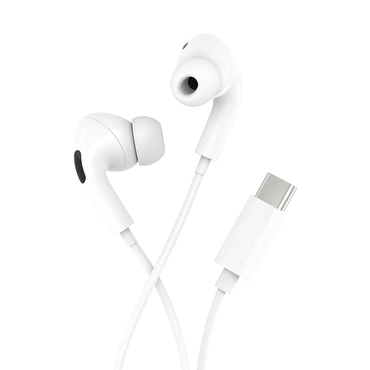 Type C Wired Earphones, USB C In Ear Wired Earplugs for iPhone 17 16 15 Galaxy S25 S24 S23 Pixel 11 10 9, Wired Earbuds with Built-in Microphone & Volume Control, Plug & Play Headphones