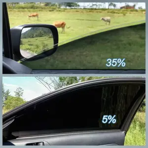 2026 New Car Sun Film 1 roll 50x300 cm/19.6818.11 inches 5/15/35% Window Coloring Film Window Tint Car Glass Stickers Sunshade Film Summer UV Protection Film Car Stickers Film, Car Window Coloring Window Privacy Film