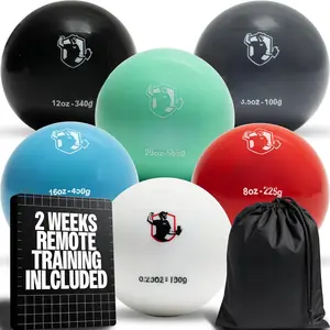 Weighted Balls for Baseball 6 Ball Set: Increase Throwing Velocity & Arm Strength - Withstands 18,000 Throws - Weighted Baseballs for Pitching & Throwing - Plyo Baseballs - Ideal  Tool