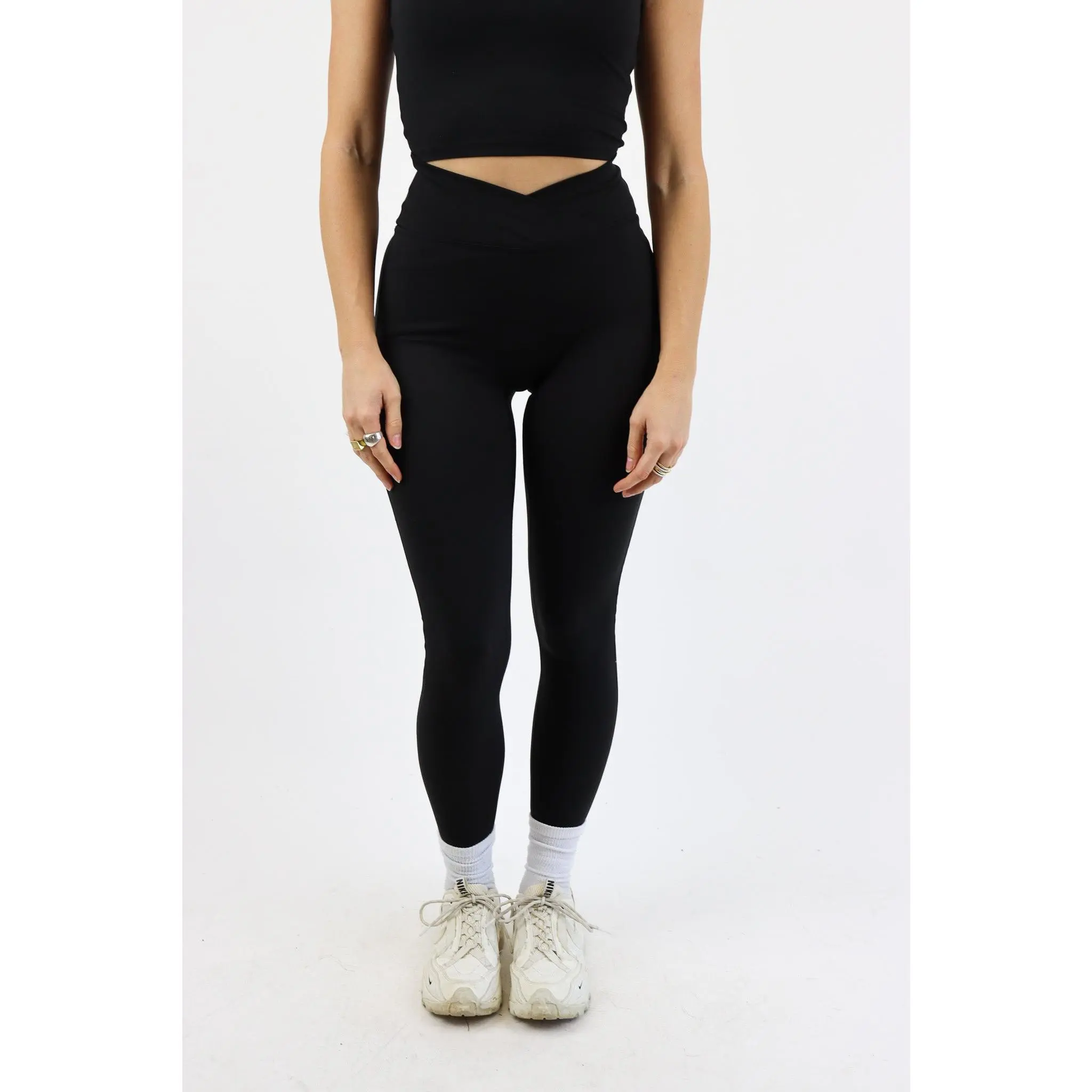 Tummy Control Crossover Leggings
