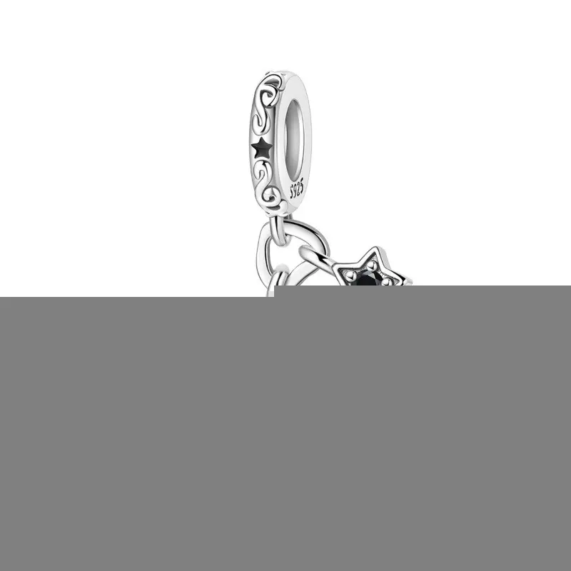 925 Sterling Silver Bohemian Spade Charm Pendant - Cadmium Free, for Adults' Bracelets & Necklaces, Beads DIY Jewelry Making, All Seasons Birthday Anniversary Gift, Fashion Charms & Pendants