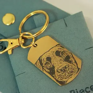 Custom keychain - engraved