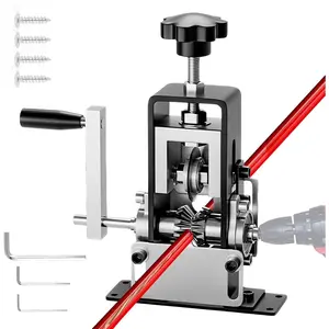 Manual Wire Stripper Machine, 0.06''-0.98'' Scrap Copper Wire Stripping Machine with Hand Crank or Drill , Copper Wire Peeler Machine, Portable Aluminum Frame Wire Peeler