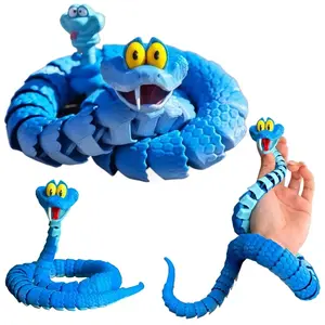 68cm Gary Snake Articulated Simulation Toy Snake, 3d Printed Snake Gary Model Stress Relief Toys Child Gift