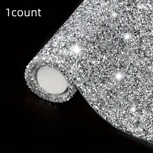 Shiny Rhinestone Sticker, Self Adhesive Glitter Rhinestone Sticker, DIY Decorative Sticker for Scrapbooking & Journal Making