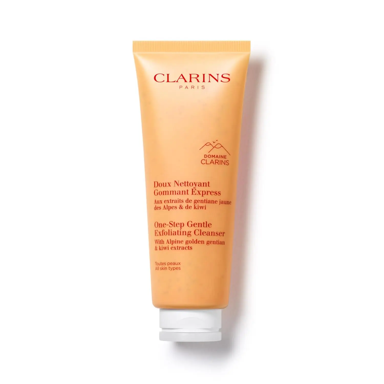 Clarins One-Step Gentle Exfoliating Cleanser |   3-In-1 Cleanser, Makeup Remover and Exfoliator |   Boosts Radiance |   Plant-Based Exfoliating Beads |   All Skin Types