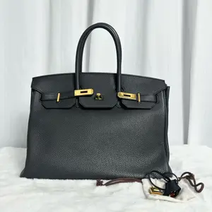 Pre-owned HERMÈS Hermes Birkin 35 Black Togo Gold Hardware Authentic Bag|20919956 WWL