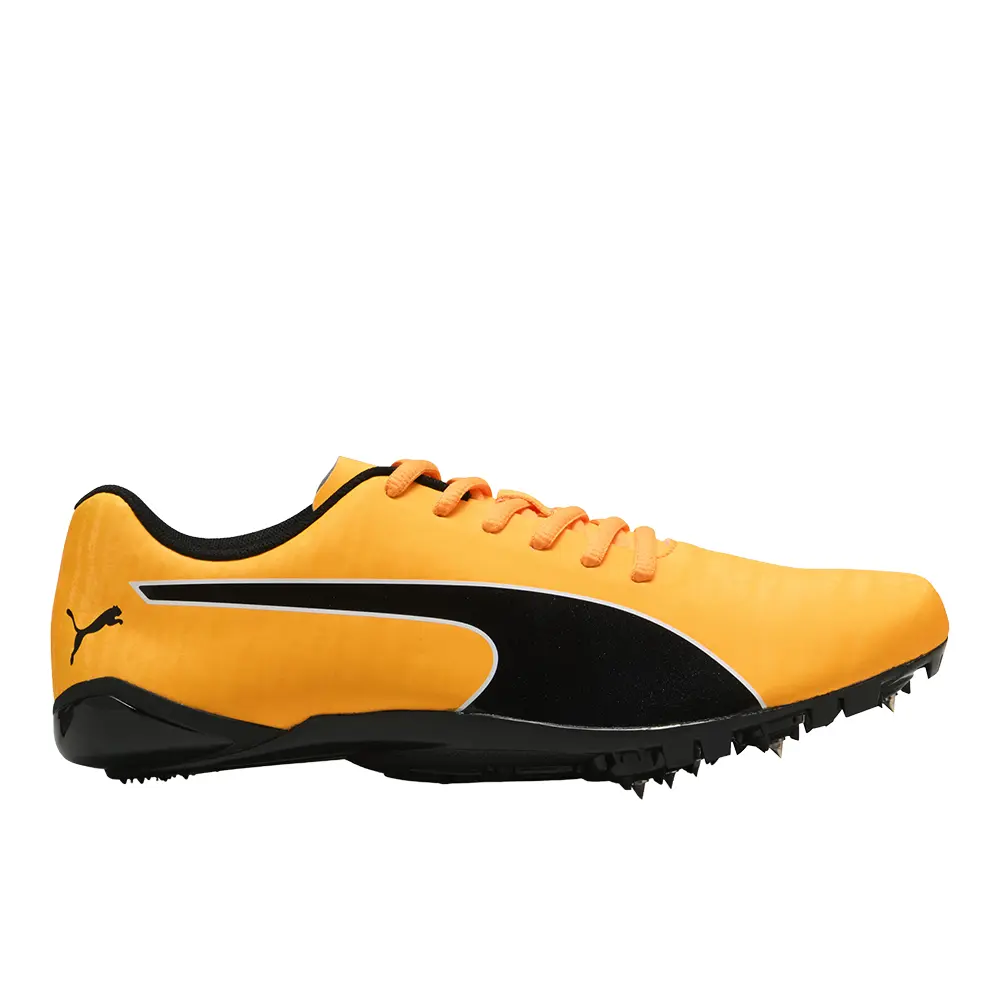 PUMA Mens Evospeed Prep Sprint 3.5 & Field Sprinting Spikes Sneakers Shoes - Orange