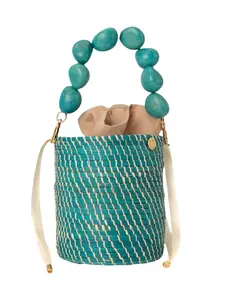 Jada Handmade Rattan Bucket Bag