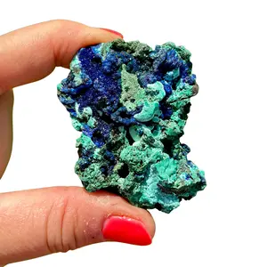 Raw Azurite & Malachite Crystal - Intuition, Transformation, Empowered Communication, Truth