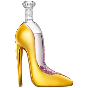 Gold Heel Stiletto High Heels Shape Decanter Whiskey and Wine Decanter Gold Heel Stiletto High Heels Shape Decanter Whiskey and Wine Decanter