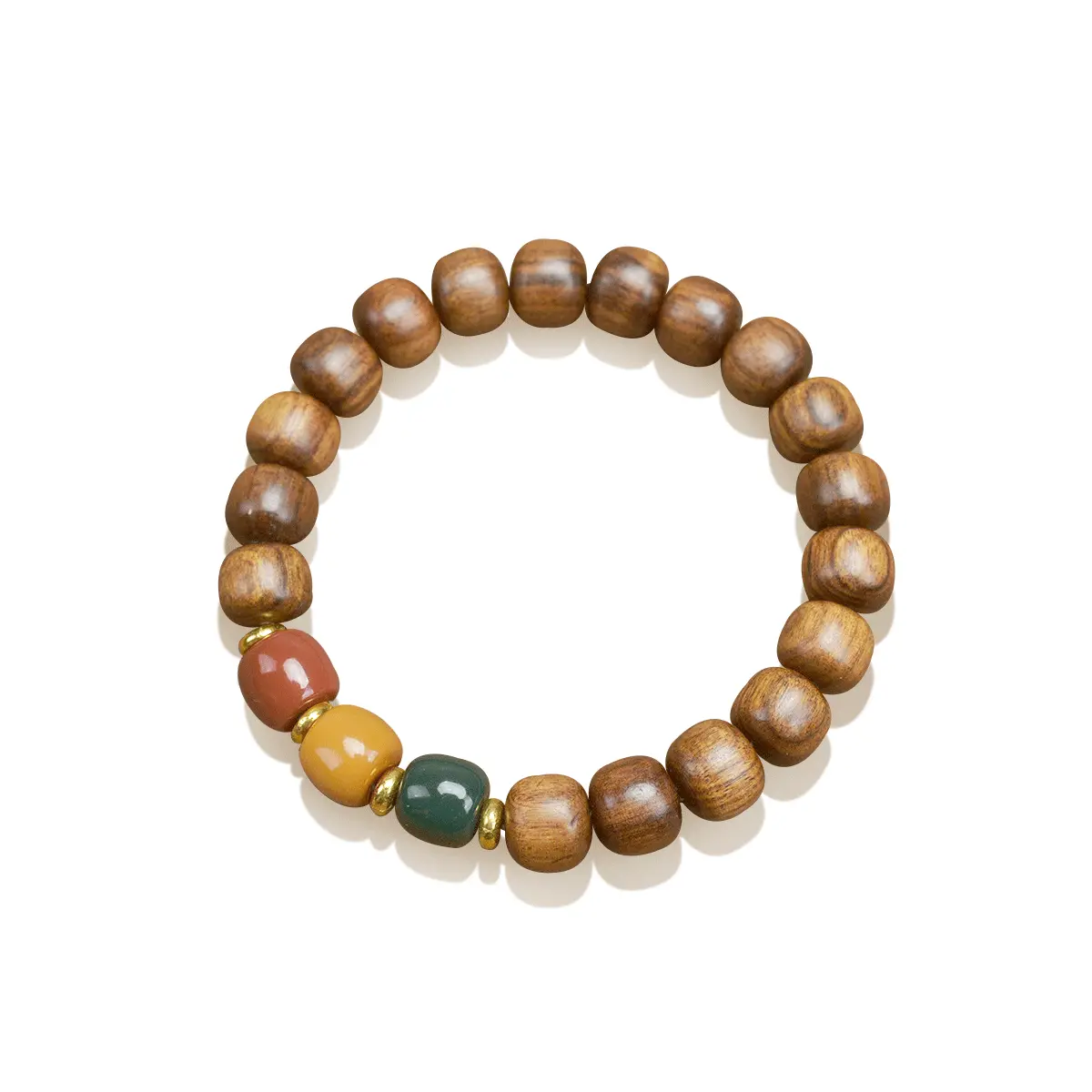 [High quality sandalwood beads] Colorful beads plate playing new Chinese style China-Chic Buddhist beads, cultural toys