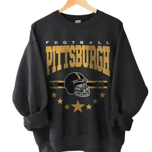 Pittsburgh Football Shirt, Sweatshirt, Hoodie, Pittsburgh Shirt, Retro Style 90s Vintage Unisex Shirt, Graphic Tee, Gift for Football Fan Sport