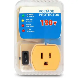[ETL Listed]  Surge Protector, Outlet  Protector for  Appliances, Power Surge Protector Suit for Refrigerator, Computer and Freezer, Adjustable  Regulator, 120V, 1800W, 1 Pack