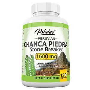 Pslalae 1600 mg Chanca Piedra | Urinary System | Gallbladder Support | 120 Capsules