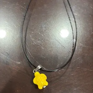 Yellow turtle necklace