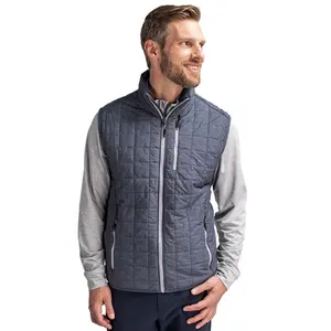Cutter & Buck Rainier PrimaLoft® Mens Big and Tall Eco Insulated Full Zip Puffer Vest