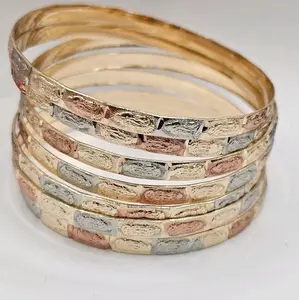 VIRGIN MARY sets of bracelets gold-plated  pulseras con Virgen de Guadalupe semanario  #5 #6 and #7 valentines bracelet