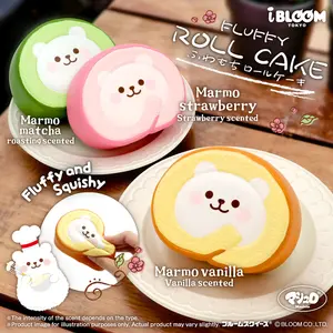 iBloom Squishy Fluffy Rollcake Kawaii Soft Scented Slow Rising Stress Relief