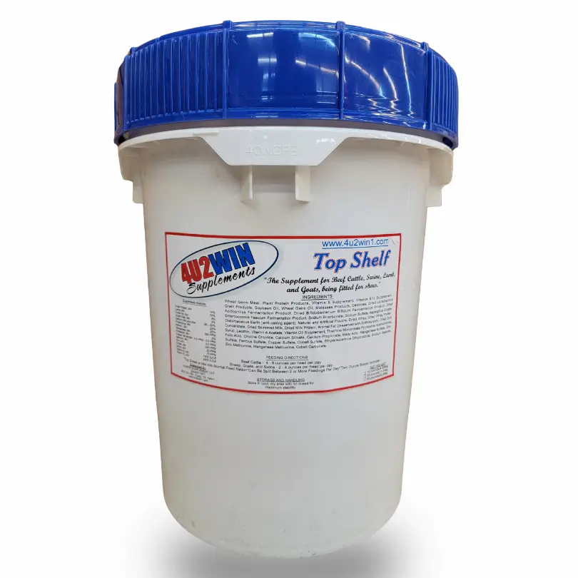 4U2Win ACS Show Supplies I 4U2Win Top Shelf 25lb bucket