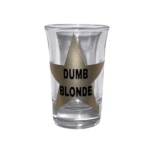 DUMB BLONDE shot glass DUMB BLONDE shot glass