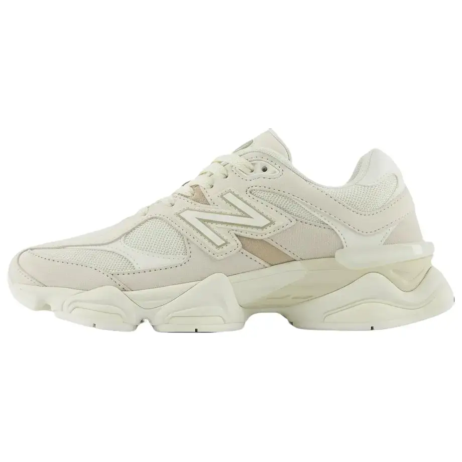 Women's New Balance 9060 Shoes - White Beige Chunky Sole Sneakers for Women, ABZORB Cushioning for All-Day Comfort, Year-Round Lifestyle Streetwear Sports Footwear