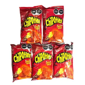 5 - PK BARCEL CHIPOTLES - Sabritas Chips - Snack Crispy Crunchy Bite - 65 GRAMS PER BAG - MEXICAN CHIPS - PAPITAS MEXICANAS - SABRITAS MEXICANAS