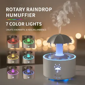 Rotating Umbrella Aroma Diffuser with Remote Control – Ultrasonic Essential Oil Diffuser for Bedroom Living Room Office – Home Decor for Relaxation, Sleep Aid, Anxiety Relief – Great Gift for Women Mom Girlfriend – Housewarming Birthday Christmas Gift