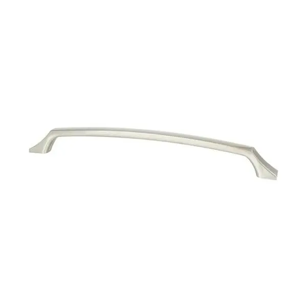 Berenson BE1230 1BPN 12 in. Century Edge Pull Door Handlesets, Brushed Nickel, for Leisure Use