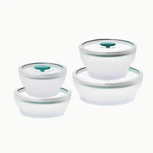 Anyday 8-Piece Microwave Cookware & Glass Food Storage Set with Glass Lids | Plastic-Free Containers | Stackable Airtight Steamer with Vented Lid for Microwave-Safe Reheating & Steaming Vegetables, Rice