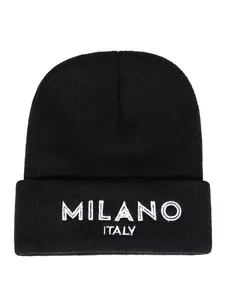 Unisex Milano Italy Knit Beanie Hat, Adjustable Outdoor Sun Protection Cap for Travel Beach Vacation, Casual Fitted Woven Animal Pattern, Beanie Hat Knitted, Travel Companion
