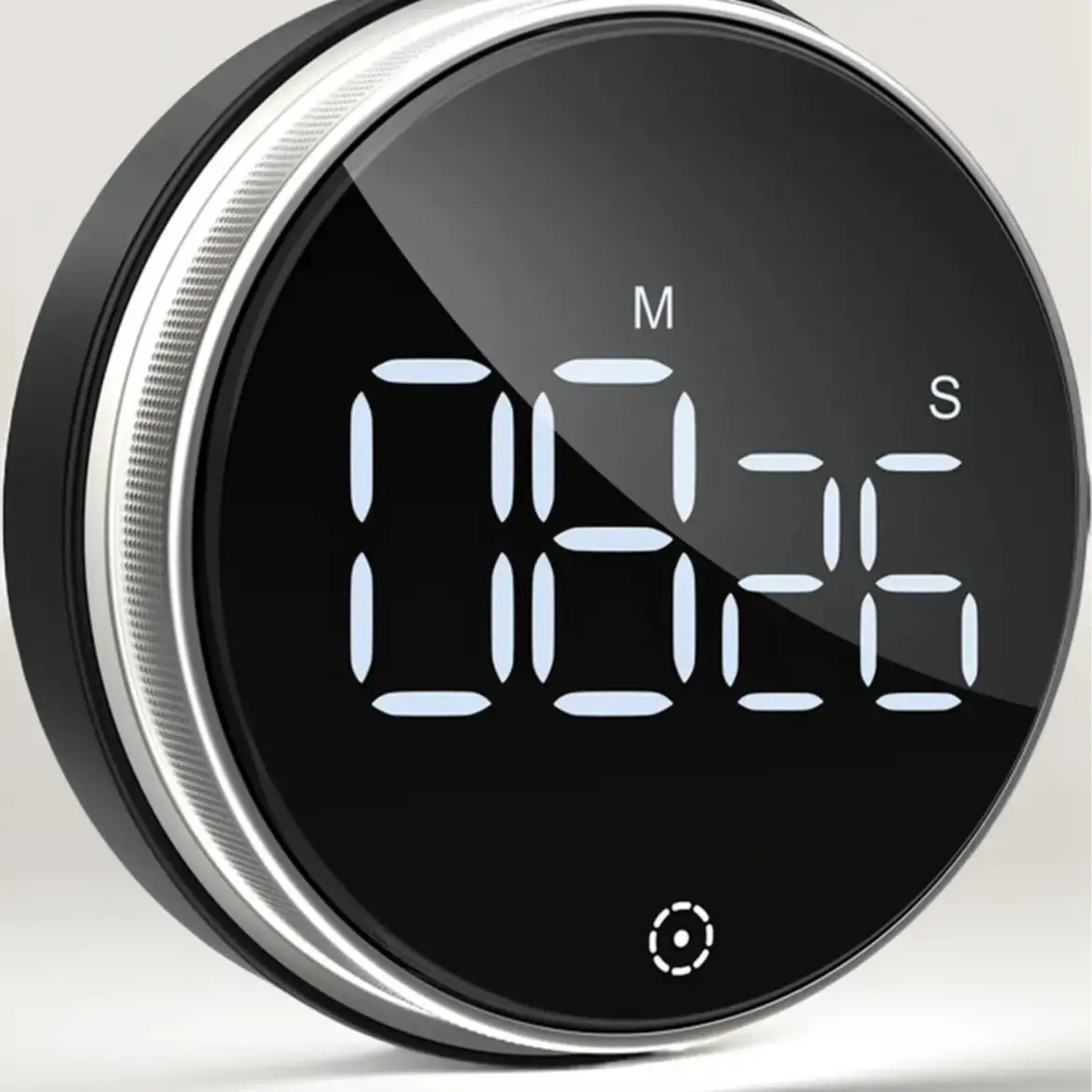 LED Magnetic Timer, Magnetic Countdown Countup Timer with Large LED Display Kitchen Metal