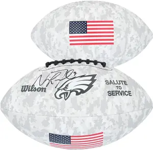 Nick Foles Philadelphia Eagles Autographed Wilson 2024 Salute To Service Football - Fanatics Authentic Certified