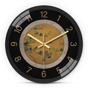 Plastic Wall Clock, Creative Decorative Clock, 8-12 Inch Round Silent Timer, Aa Battery Powered, Ideal for Living Room, Bedroom, Office, Birthday Gift