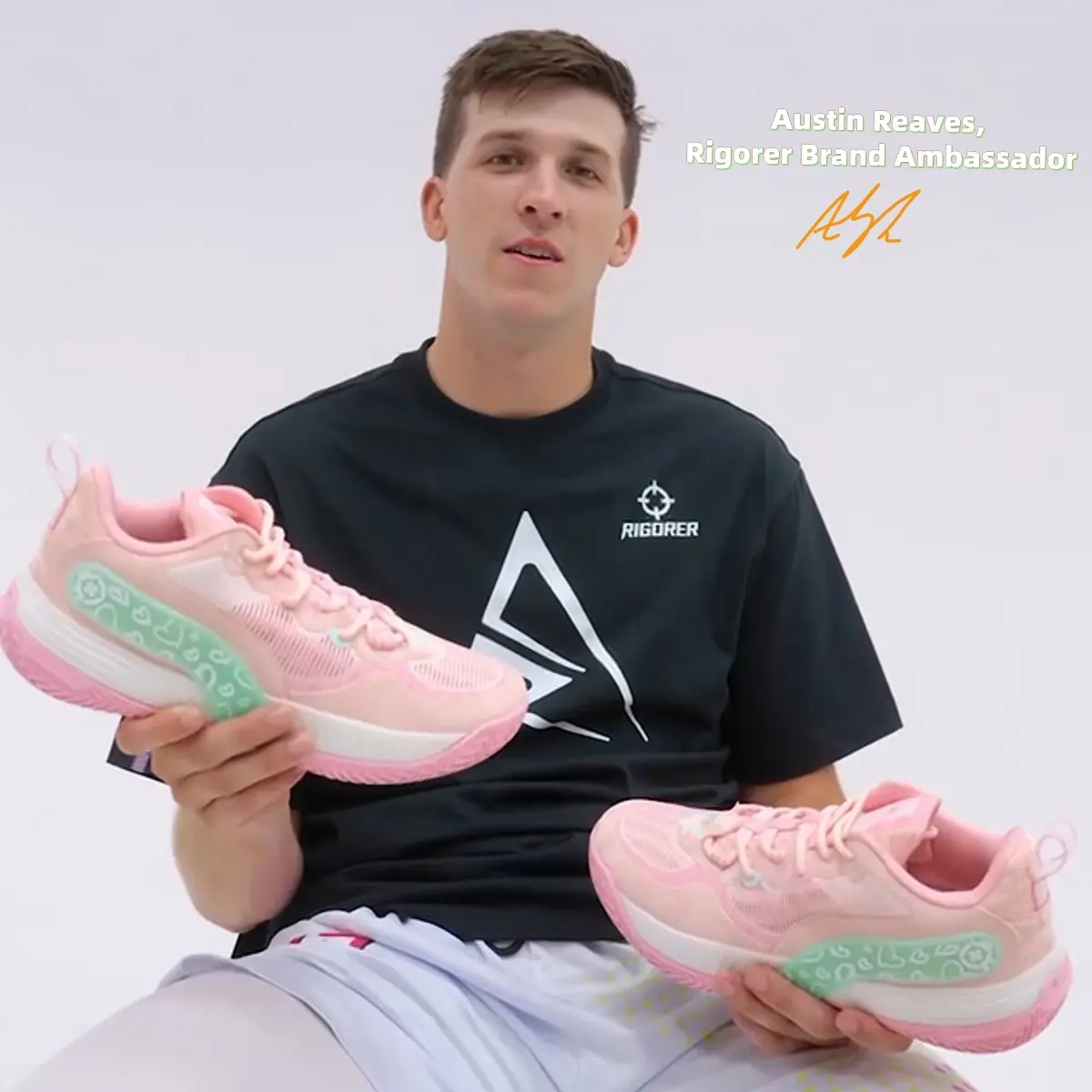 Rigorer AR Battle 2 Basketball Sneakers 'Think Pink'[Z323360103-2]