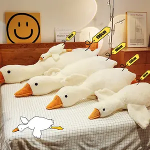 Large White Goose Plush Pillow Soft Fabric With Zipper Detachable and Washable Ideal Gift Chioce # Large White Goose Plush Pillow Soft Fabric With Zipper Detachable and Washable Ideal Gift Chioce #