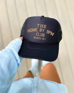 Home by 9pm Club Trucker Hat